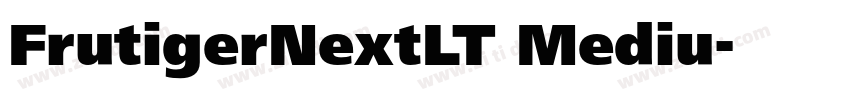 FrutigerNextLT Mediu字体转换